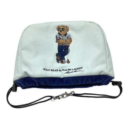 polobear アイアンカバー ユニセックス ホワイト×ネイビー