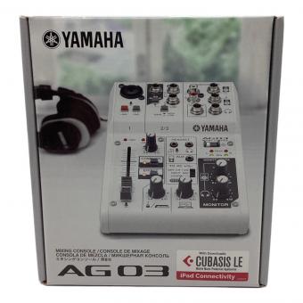 YAMAHA (ヤマハ) ミキシングコンソール AG03