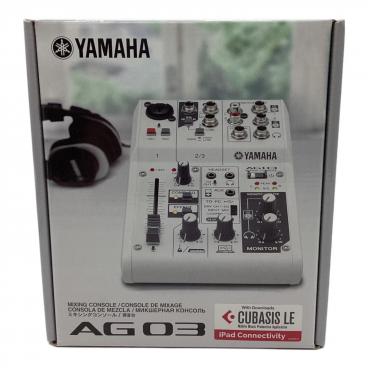 YAMAHA (ヤマハ) オーディオインターフェイス AG03｜トレファクONLINE