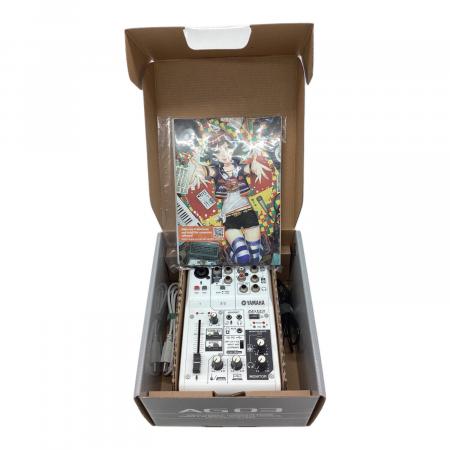 YAMAHA ヤマハ AG03 ミキシングコンソール YAMAHA（ヤマハ） AG03 MK2 White（ホワイト） 配信用ミキサー