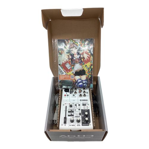 YAMAHA (ヤマハ) ミキシングコンソール AG03