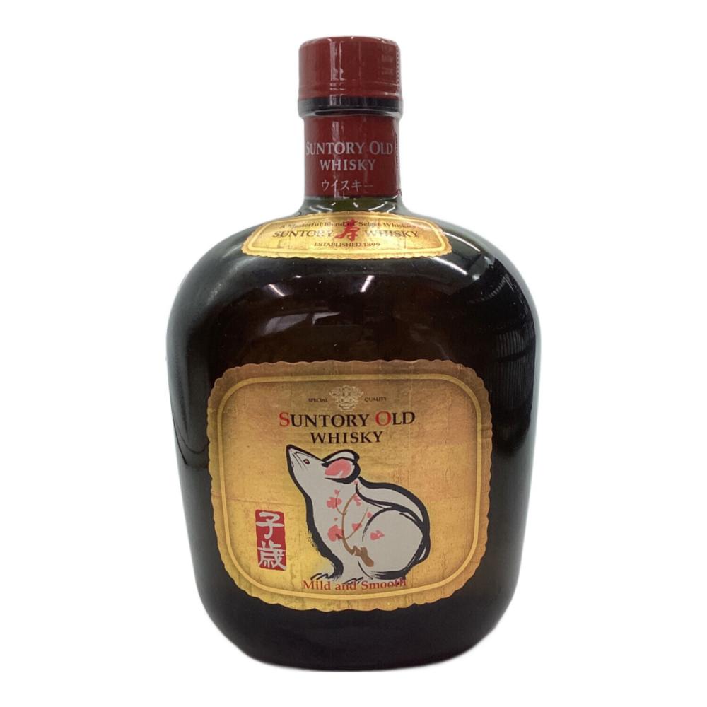 古酒　Suntory Old Whisky 干支ボトル　イノシシ サントリー オールド OLD 干支ボトル 子歳 700ml ジャパニーズ
