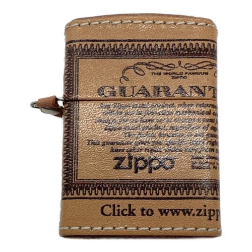 ZIPPO (ジッポ) オイルライター 2009年製 レザー