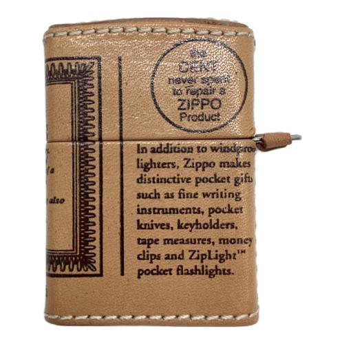 ZIPPO (ジッポ) オイルライター 2009年製 レザー
