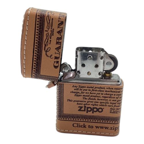 ZIPPO (ジッポ) オイルライター 2009年製 レザー