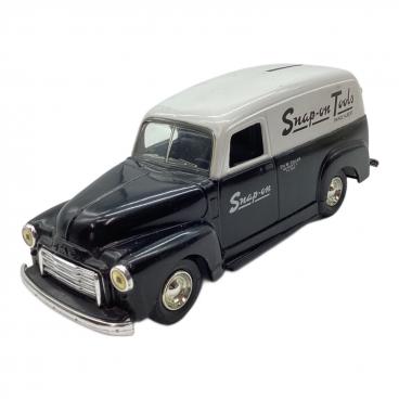 スナップオン ミニカー 1951 GMC PANEL TRUCK 貯金箱 SNAP-ON (スナップオン) 貯金箱 1951 GMC パネルトラック｜トレファク