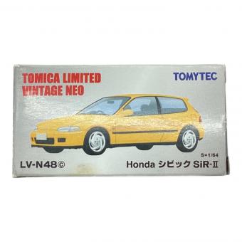 TOMYTEC (トミーテック) ホンダ シビック SiR-Ⅱ ミニカー イエロー