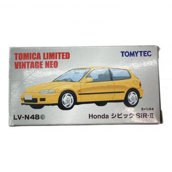 TOMYTEC (トミーテック) ホンダ シビック SiR-Ⅱ ミニカー イエロー