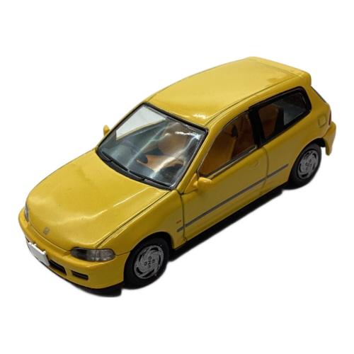 TOMYTEC (トミーテック) ホンダ シビック SiR-Ⅱ ミニカー イエロー
