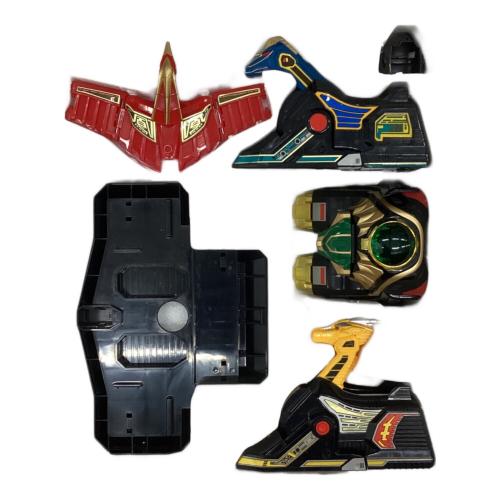 BANDAI (バンダイ) 五星合体 DX天空気殿 気伝獣4体セット 戦隊ヒーロー 箱など経年劣化有 五星戦隊ダイレンジャー 大連王