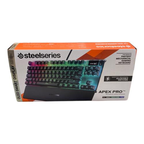 steelseries (スティールシリーズ) Apex Pro TKL ゲーミングキーボード jp64737 白軸