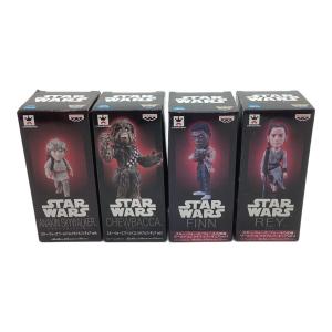 STAR WARS (スターウォーズ) WCF フィギュア 4セット レイ/フィン/チューバッカ/アナキンスカイウォーカー