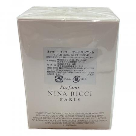 NINA RICCI (ニナリッチ) オードパルファム 30ml リッチーリッチー