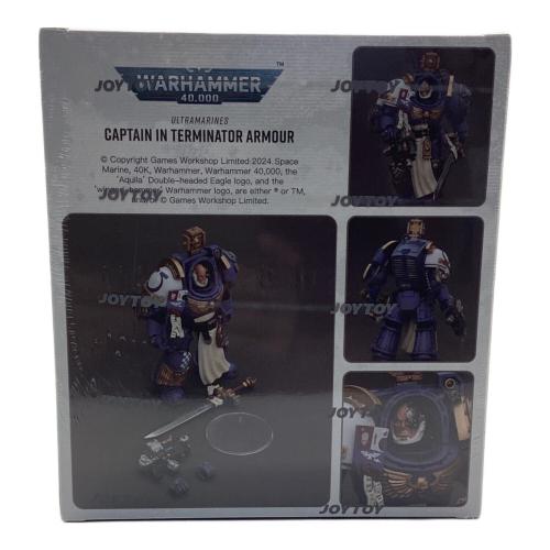 JOY TOY (ジョイトイ) 40K Ultramarines Captain In Terminator Armour フィギュア