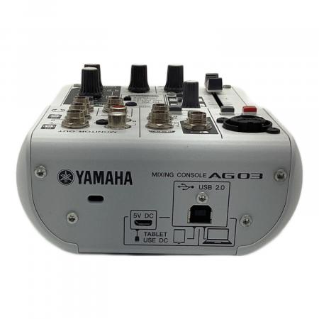YAMAHA (ヤマハ) ミキシングコンソール AG03｜トレファクONLINE