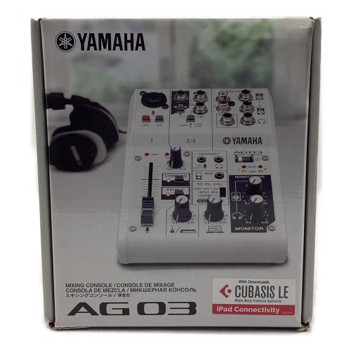 YAMAHA (ヤマハ) ミキシングコンソール AG03