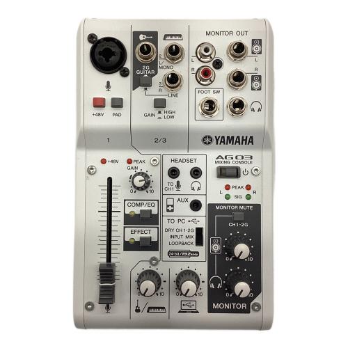 YAMAHA (ヤマハ) ミキシングコンソール AG03