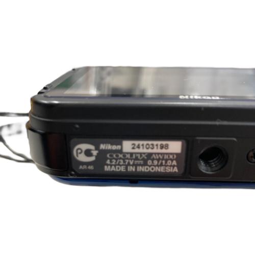 Nikon (ニコン) コンパクトデジタルカメラ COOLPIX AW100 ブルー