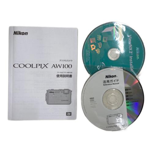 Nikon (ニコン) コンパクトデジタルカメラ COOLPIX AW100 ブルー