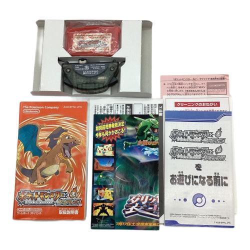 Nintendo (ニンテンドー) ポケットモンスター ファイアレッド ゲームボーイアドバンス用ソフト CERO A (全年齢対象)