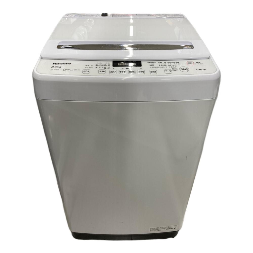 洗濯機 Hisense HW-DG80B / 8kg 2021年製 Hisense (ハイセンス) 全自動洗濯機 HW-DG80B 2021年製｜トレファクONLINE