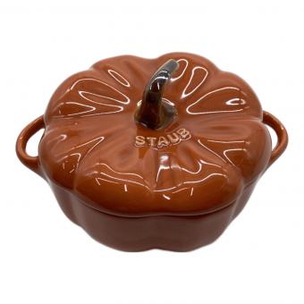 Staub (ストウブ) 両手鍋 ブラウン セラミックパンプキンココット