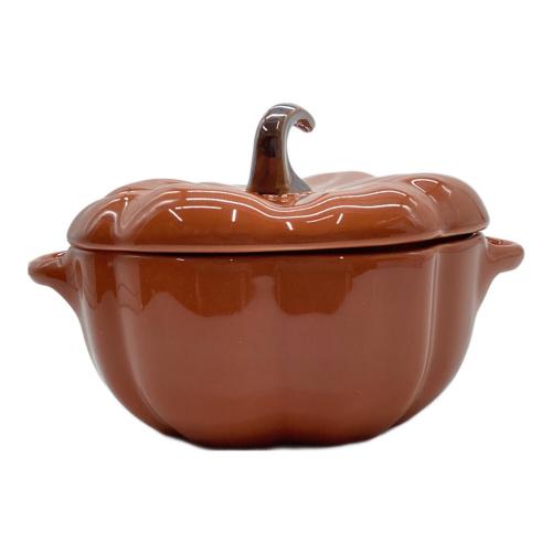 Staub (ストウブ) 両手鍋 ブラウン セラミックパンプキンココット