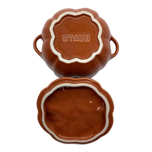 Staub (ストウブ) 両手鍋 ブラウン セラミックパンプキンココット