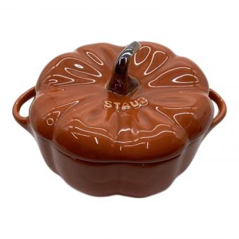 Staub (ストウブ) 両手鍋 ブラウン セラミックパンプキンココット