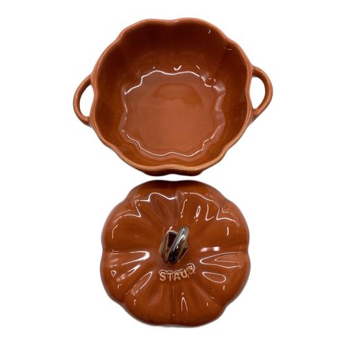 Staub (ストウブ) 両手鍋 ブラウン セラミックパンプキンココット