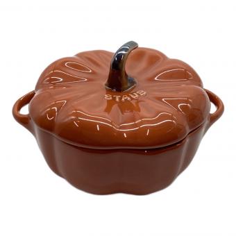 Staub (ストウブ) 両手鍋 ブラウン セラミックパンプキンココット