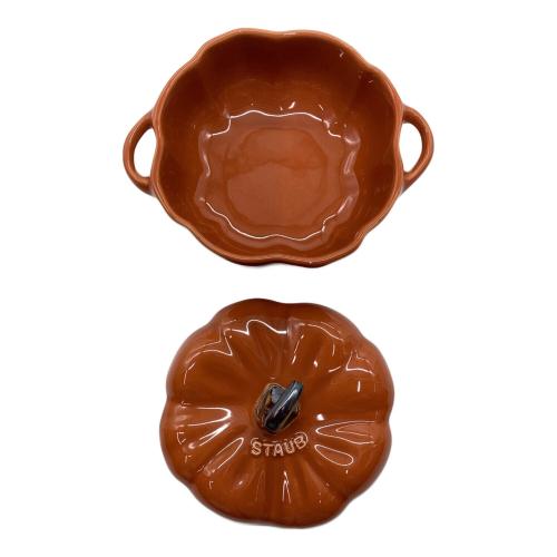 Staub (ストウブ) 両手鍋 ブラウン セラミックパンプキンココット
