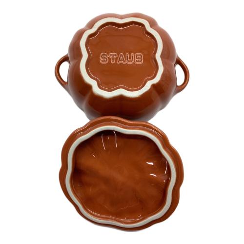 Staub (ストウブ) 両手鍋 ブラウン セラミックパンプキンココット