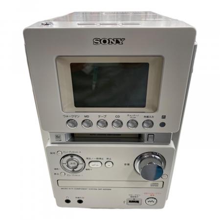 SONY HCD-M35WM　 テープ、ＭＤ、CDプレイヤー SONY (ソニー) CD/MDコンポ HCD-M35WM 2012年製｜トレファクONLINE