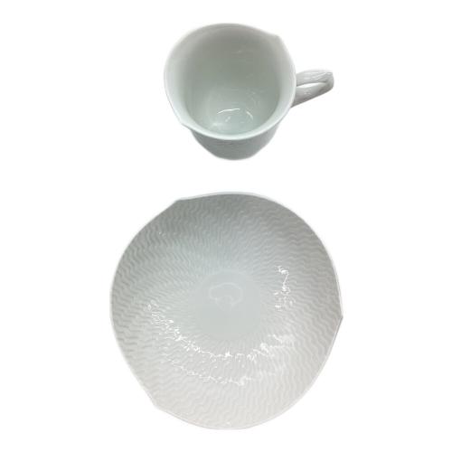 Meissen (マイセン) カップ&ソーサー 波の戯れホワイト