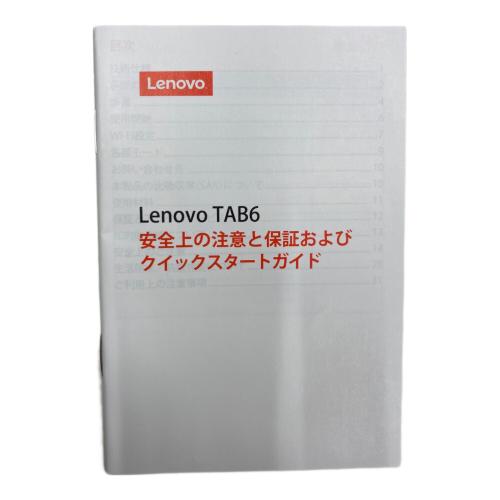 LENOVO (レノボ) タブレット TAB6