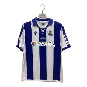 macren サッカーユニフォーム レアルソシエダ メンズ SIZE XL ホワイト×ブルー