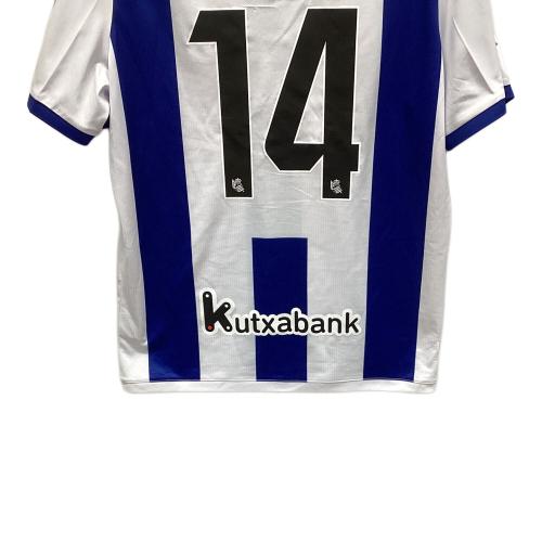 macren サッカーユニフォーム レアルソシエダ メンズ SIZE XL ホワイト×ブルー