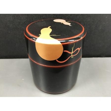 山中漆器 (ヤマナカシッキ) 茶筒 未使用品