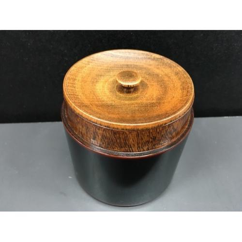 山中漆器 (ヤマナカシッキ) 茶筒 未使用品