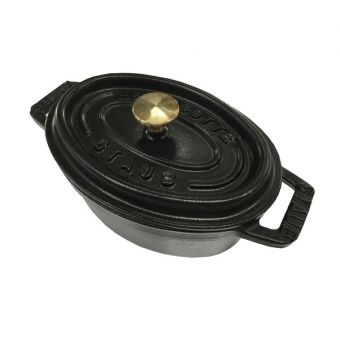 Staub (ストウブ) 11cmココットオーバル ブラック
