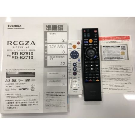 TOSHIBA (トウシバ) REGZA　2番組同時録画対応　HDD500GB　 RD-BZ710 2011年製 2番組 500GB -