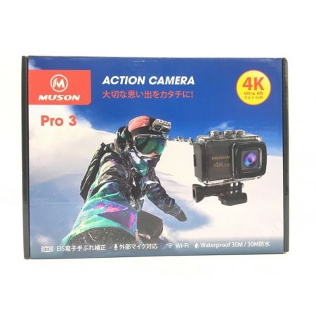 MUSON (ムソン) アクションカメラ 未使用品 Pro3 -