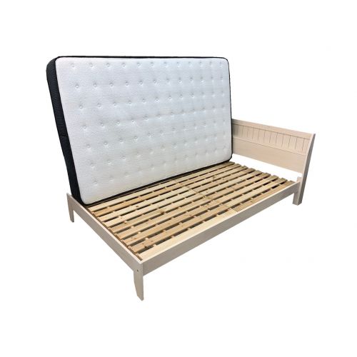 ニトリ セミダブルベッド アイボリー N-sleep