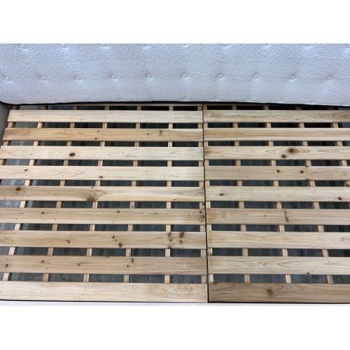 ニトリ セミダブルベッド アイボリー N-sleep