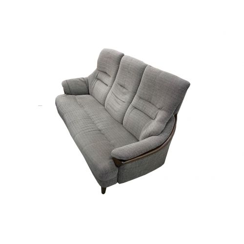 3人掛けソファー グレー 布