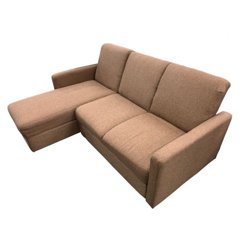 カウチソファー ブラウン 布