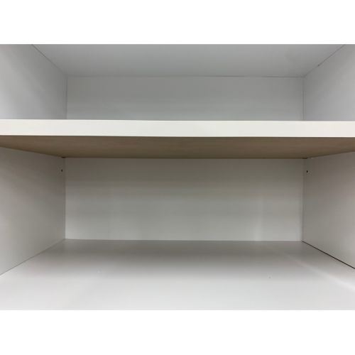 3枚扉レンジボード ホワイト 3枚扉