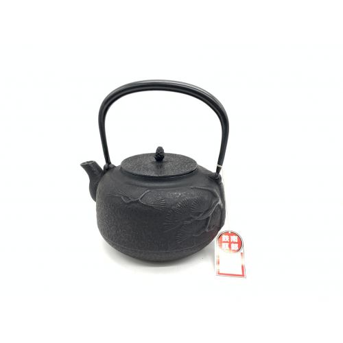 南部鉄器 (ナンブテッキ) 鉄瓶 未使用品 万代屋「松」 単品