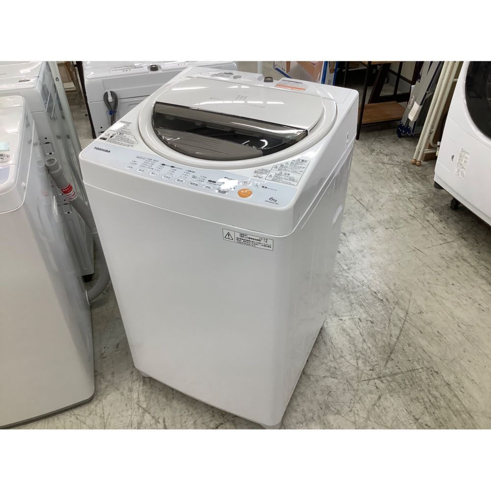 東芝/TOSHIBA 洗濯機 6kg 2013年製 AW-60GL(W) - 生活家電